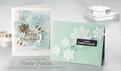 Stampin' Up! Flurry of Wishes and Snow Flurry Punch - Stamps to